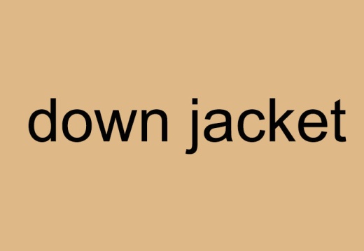 down jacket